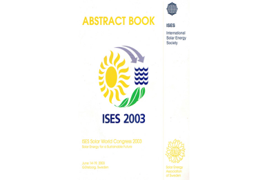 ISES Solar World Congress, Goteborg 2003