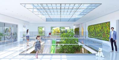 hol 1.piętra ( przeszklone atrium)