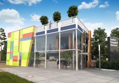 Solar-copper house - budynek demonstracyjny
