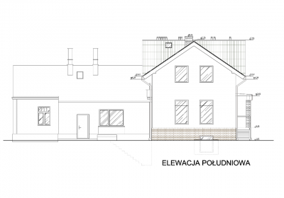 elewacja podwórzowa