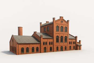 Elewacja frontowa z narożnika pd.-zach.