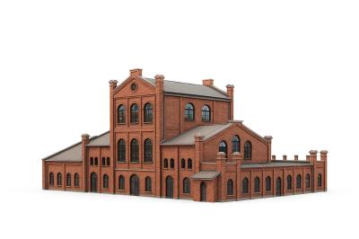 Elewacja frontowa (pd.) i boczna (zach.)